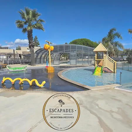 Le Solea Piscines Et A 150m 5 Etoiles Les Dunes Dağ evi Torreilles