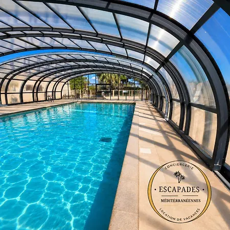 Le Solea Piscines Et A 150m 5 Etoiles Les Dunes Dağ evi Torreilles